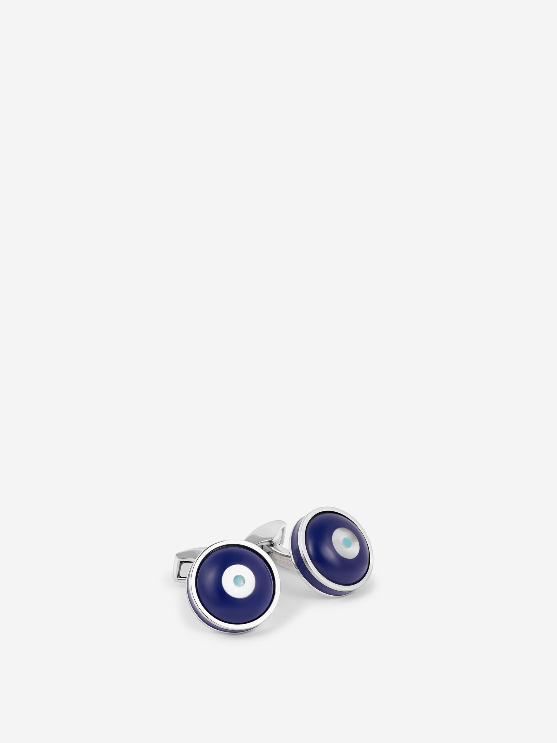 Tateossian Hombre Barcelona Gemelos Milos Evil Eye color Plateado sku 696-001056 01 - Foto 1