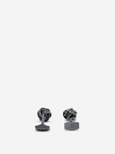 Tateossian Hombre Barcelona Gemelos Carbon Knot color Plateado sku 696-001064 01 - Foto 2