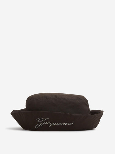Jacquemus Mujer Barcelona Sombrero Cubo Baluchon color Marrón Oscuro sku 697-000254 02 - Foto 4