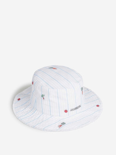 Jacquemus Hombre Barcelona Sombrero Le Bob Artichaut color Blanco sku 697-000257 01 - Foto 2