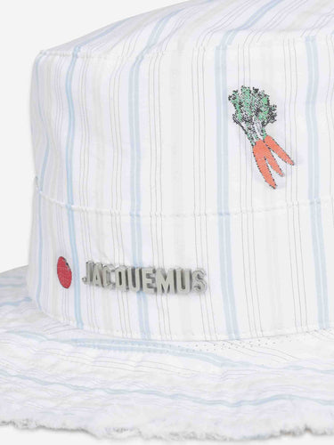 Jacquemus Hombre Barcelona Sombrero Le Bob Artichaut color Blanco sku 697-000257 01 - Foto 3
