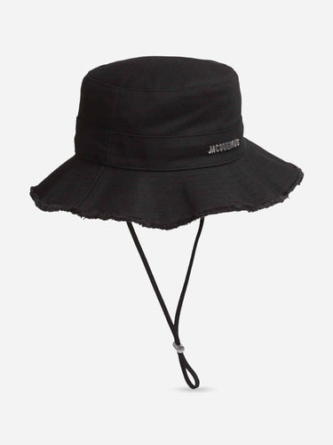 Jacquemus Le Plage Hombre Barcelona Gorro Artichaut color Negro sku 697-000260 02 - Foto 2