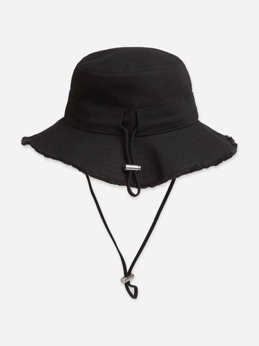 Jacquemus Le Plage Hombre Barcelona Gorro Artichaut color Negro sku 697-000260 02 - Foto 3