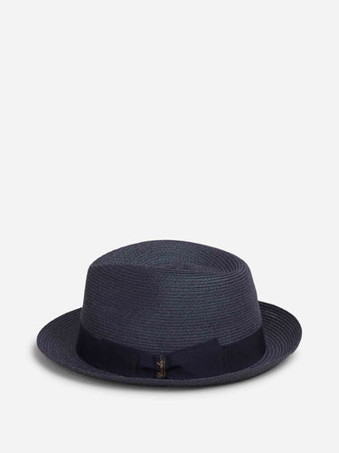 Borsalino Hombre Barcelona Sombrero Jules Cáñamo color Azul Marino sku 697-000275 01 - Foto 1