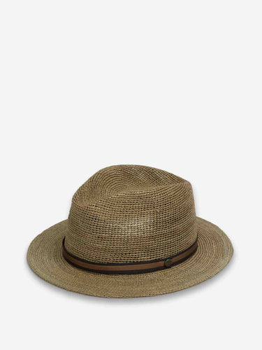 Borsalino Hombre Barcelona Sombrero Paja Crochet color Verde Militar sku 697-000276 02 - Foto 2