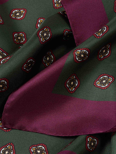Santa Eulalia Hombre Barcelona Pañuelo Estampado color Verde sku 699-002322 01 - Foto 2