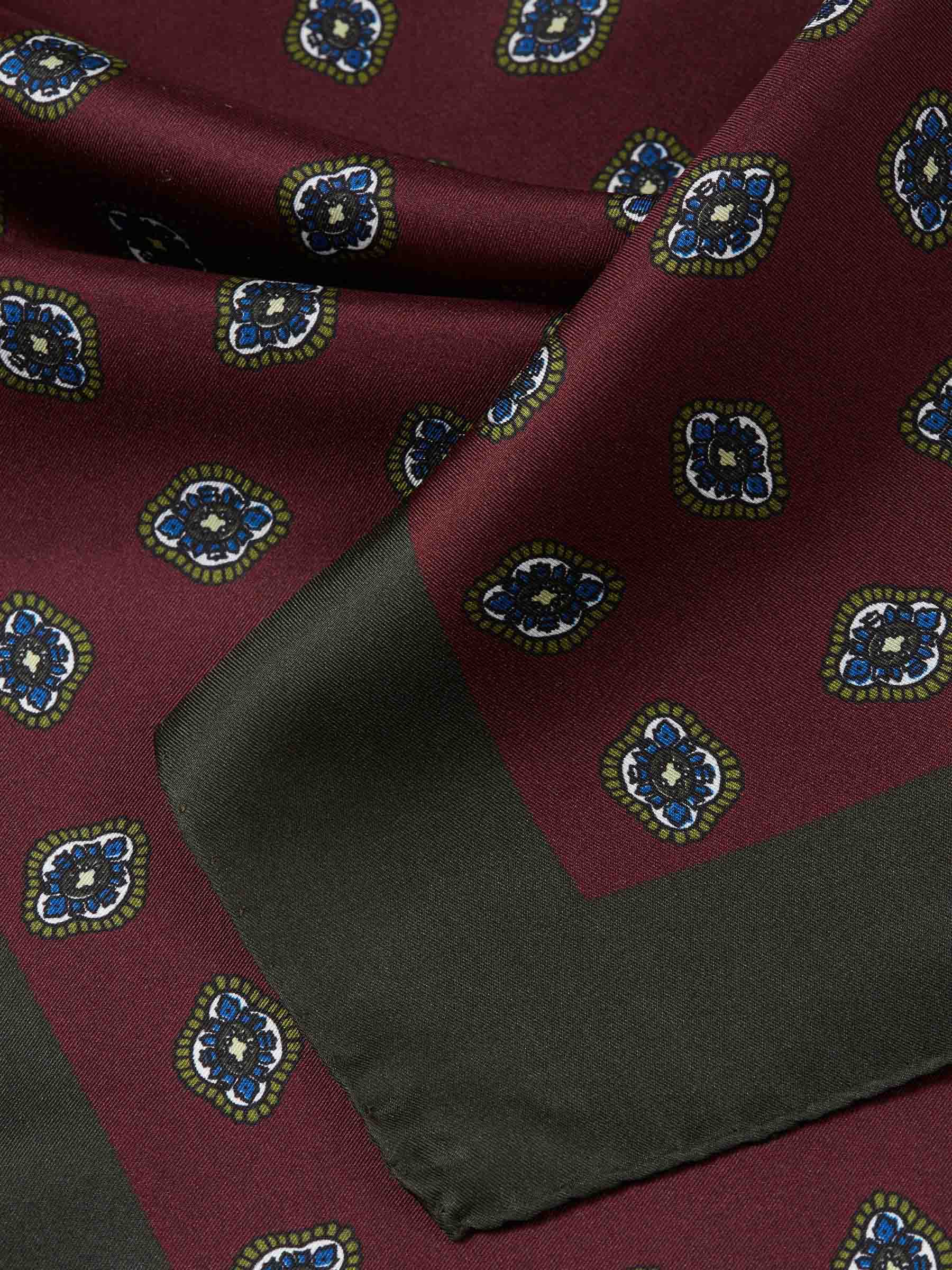 Santa Eulalia Hombre Barcelona Pañuelo Estampado color Burdeos sku 699-002322 02 - Foto 2