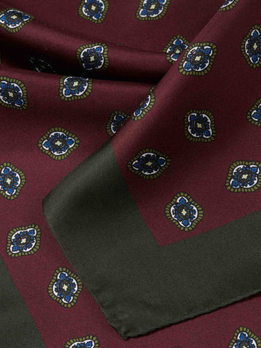 Santa Eulalia Hombre Barcelona Pañuelo Estampado color Burdeos sku 699-002322 02 - Foto 2