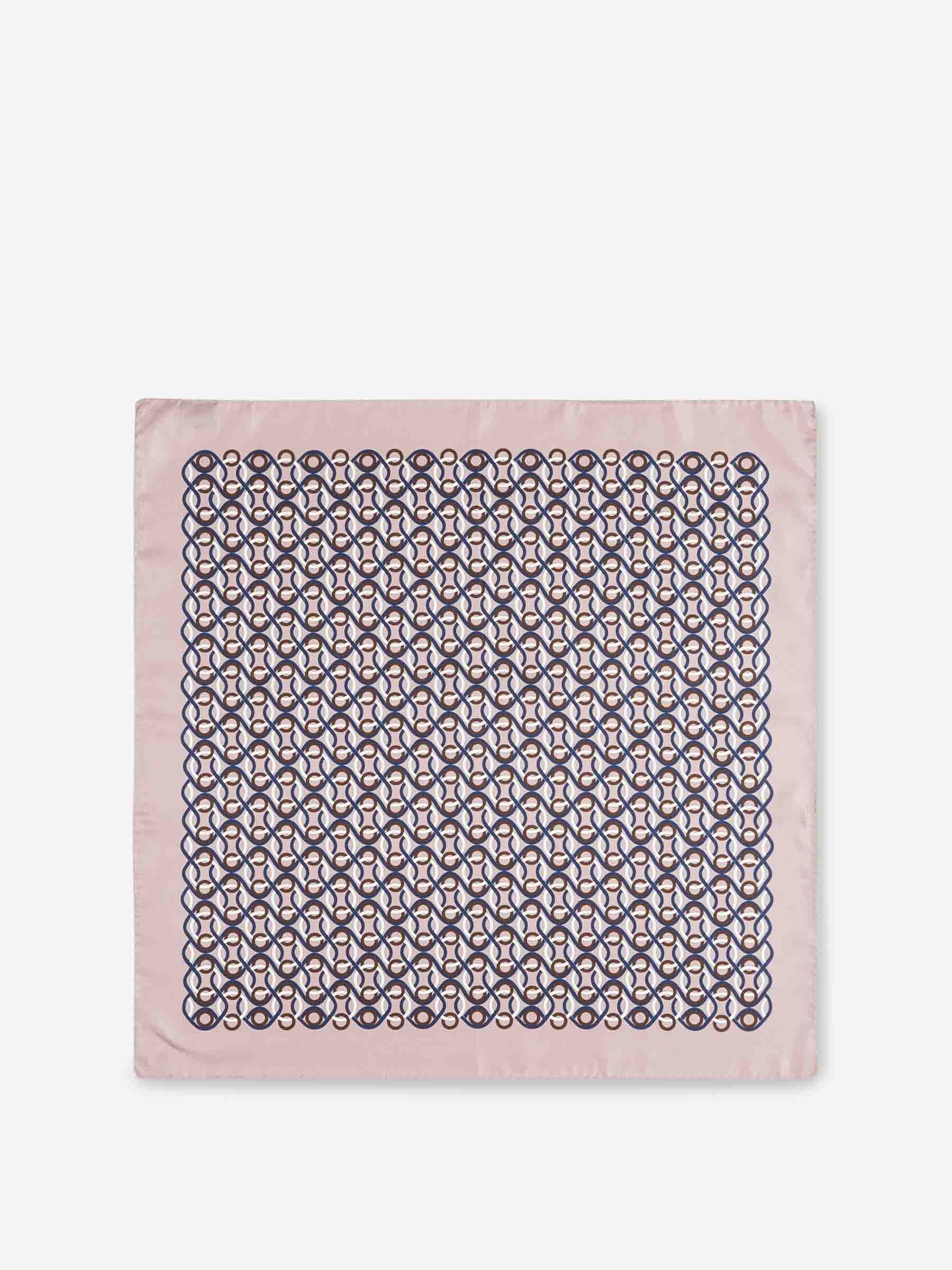 Santa Eulalia Hombre Barcelona Pañuelo Estampado color Rosa Oro sku 699-002323 02 - Foto 1