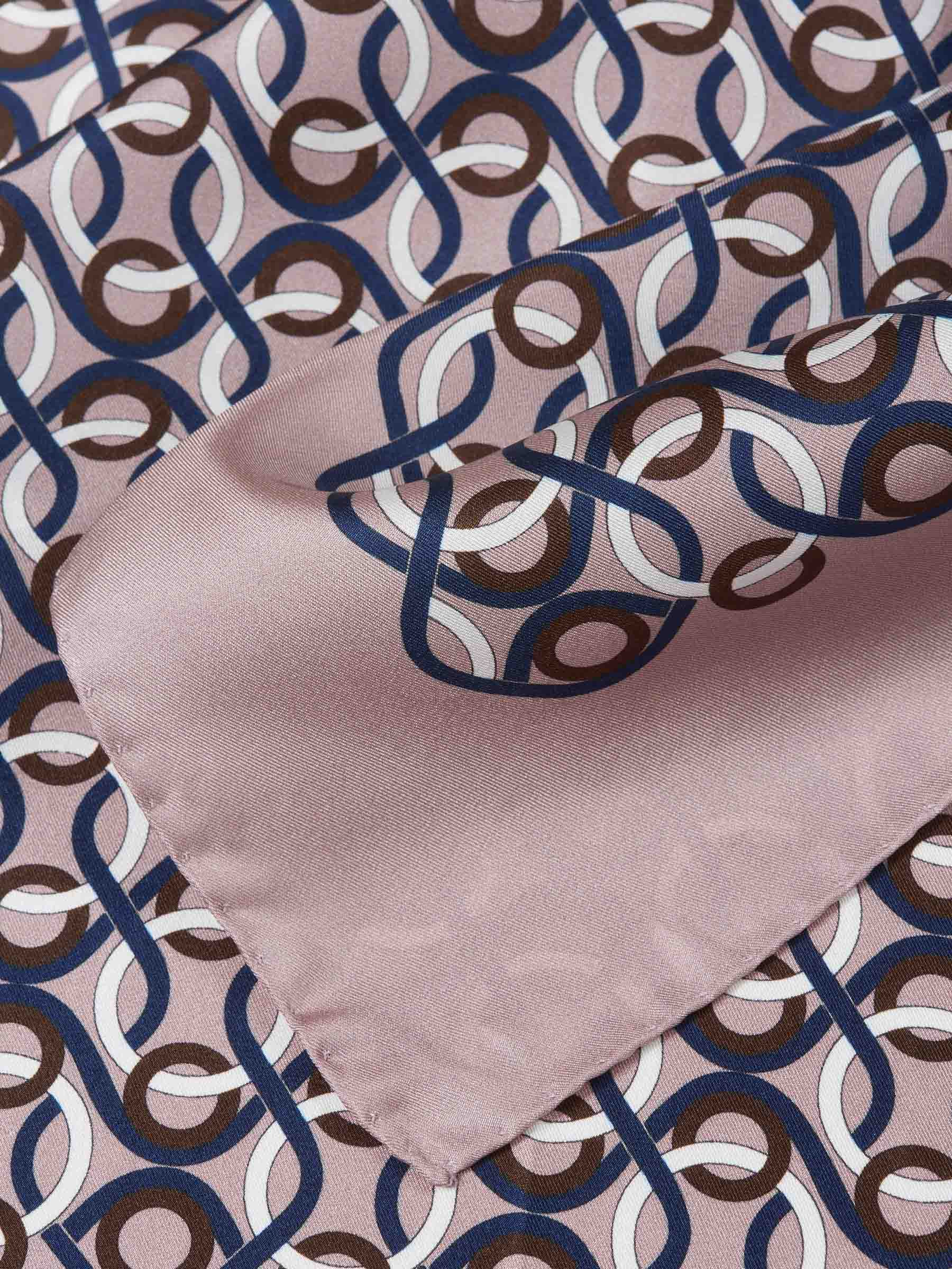 Santa Eulalia Hombre Barcelona Pañuelo Estampado color Rosa Oro sku 699-002323 02 - Foto 2