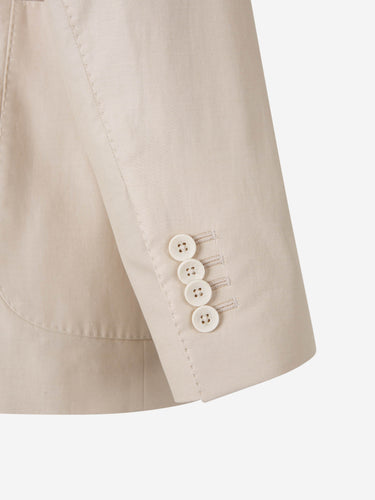 Lardini Hombre Barcelona Traje Liso Algodón color Crema sku 312-002822 01 - Foto 5