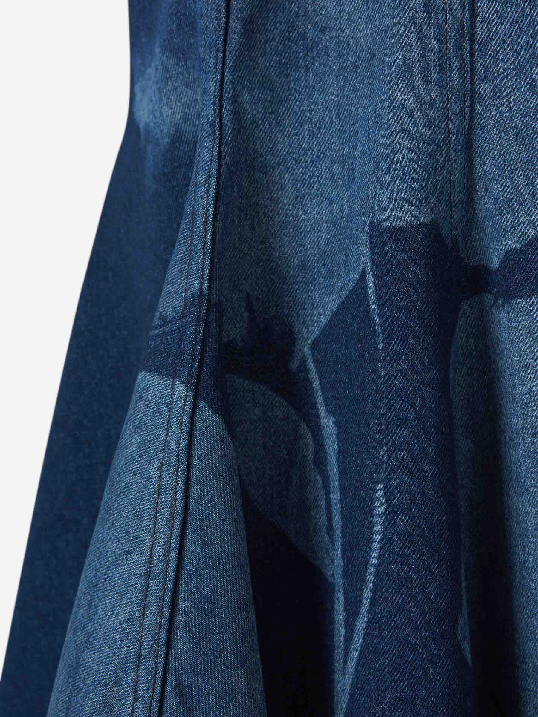 Erdem – Erdem Denim Flower Midi Dress in Barcelona or Shop Online Mujer  721-000281 01