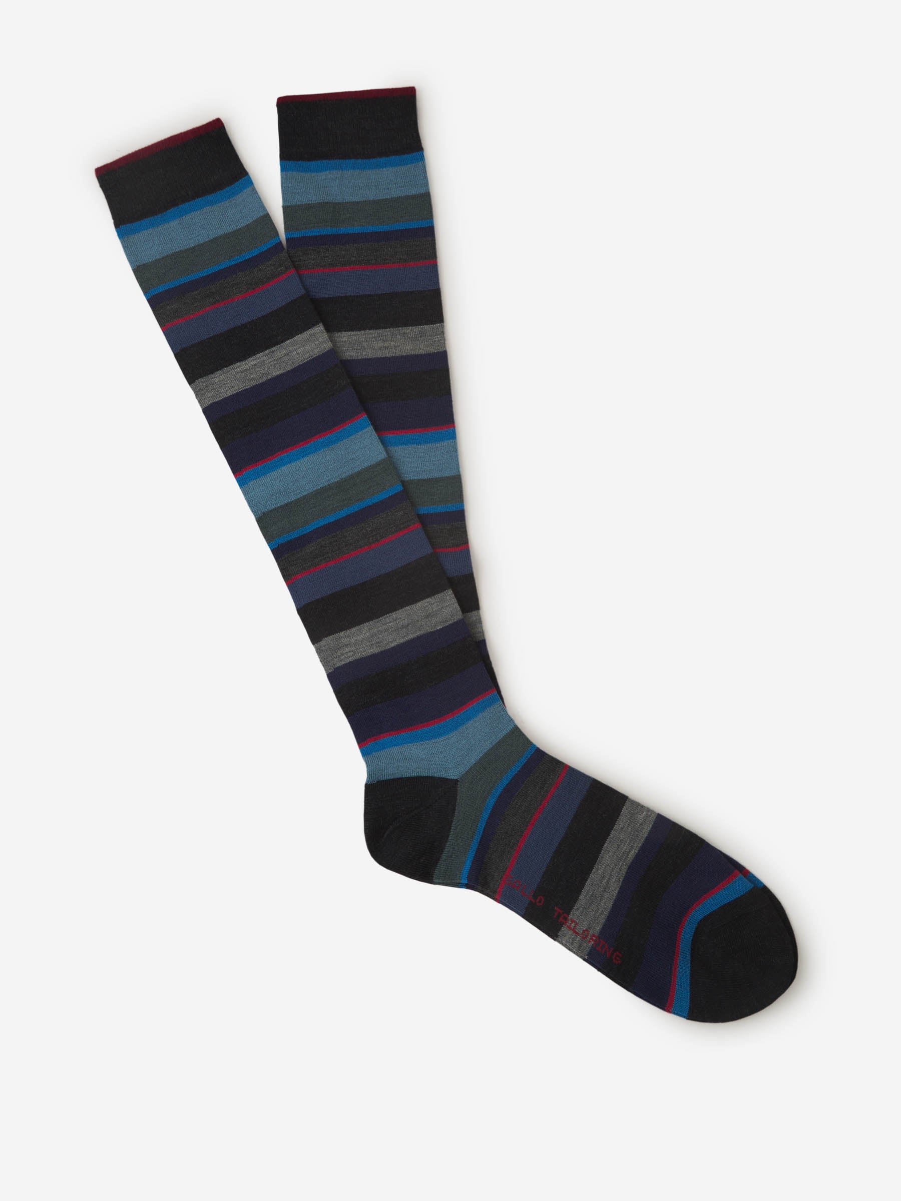 Gallo Hombre Barcelona Calcetines Rayas Lana color Gris Antracita sku 642-000393 01 - Foto 1