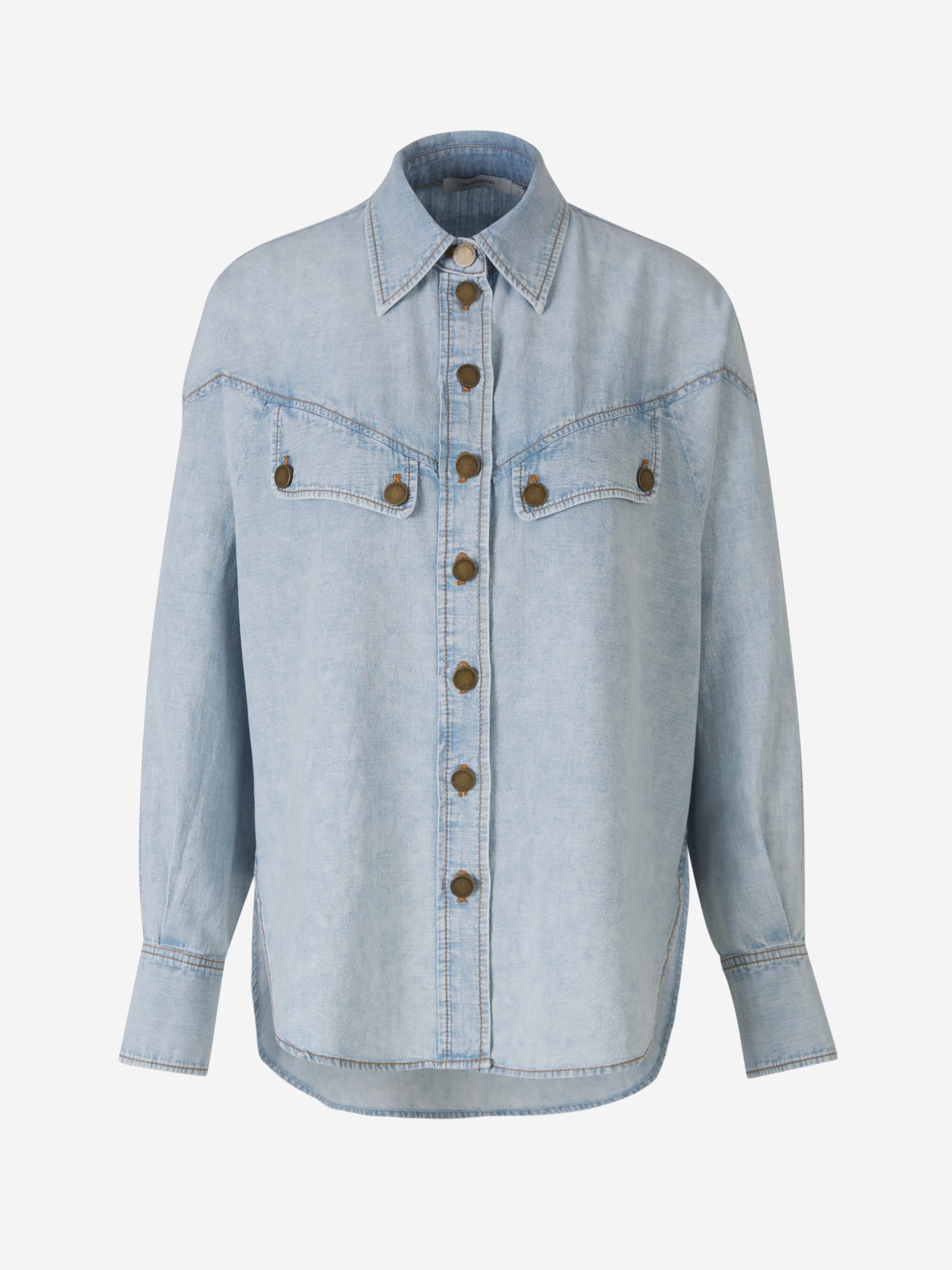 Camisa Fluida Denim