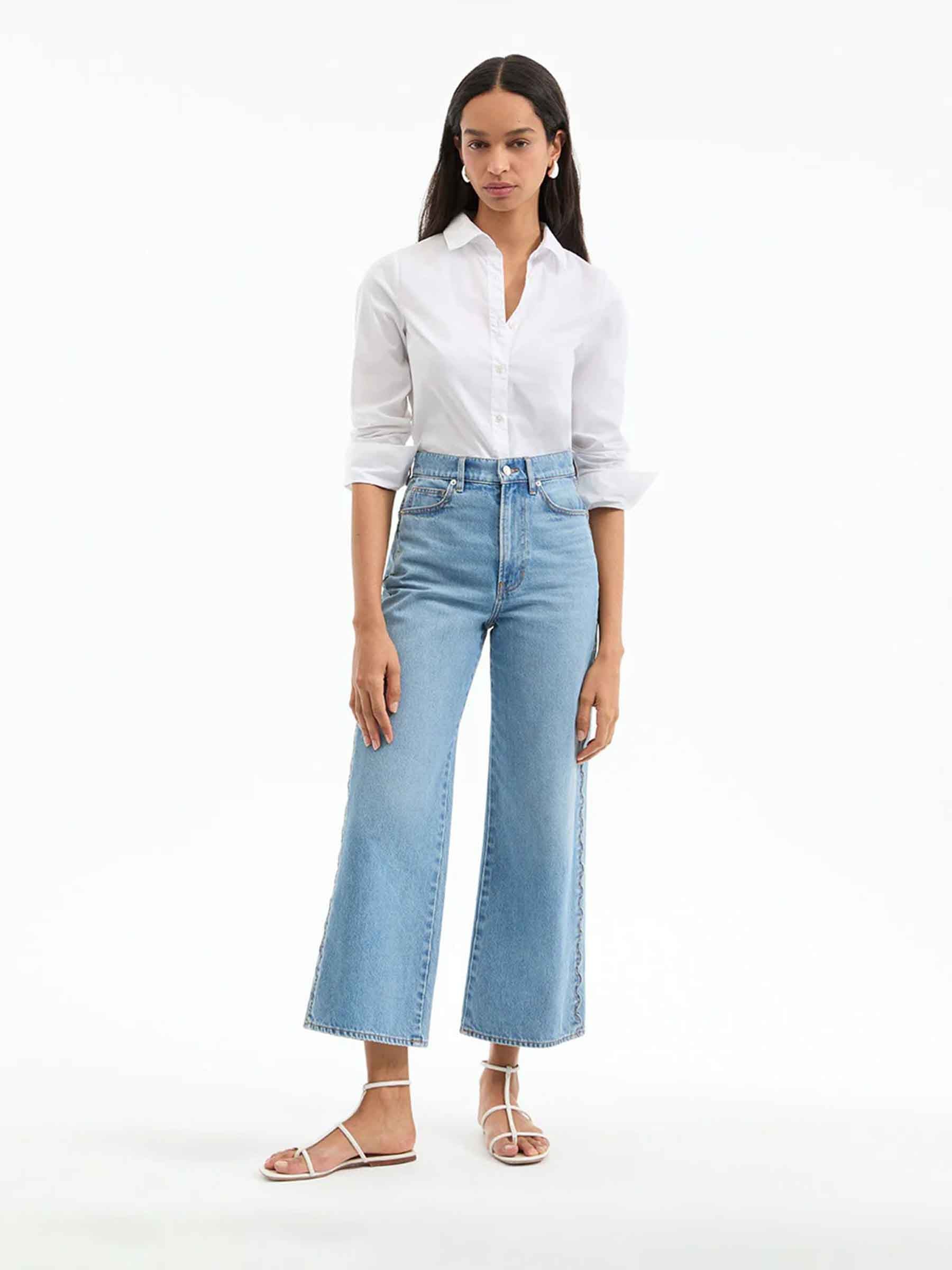 Veronica Beard Mujer Barcelona Camisa Abotonada Marisol color Blanco sku 701-002282 01 - Foto 2