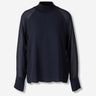Peserico Mujer Barcelona Blusa Lisa Canalé color Azul Marino sku 701-002287 01 - Foto 1