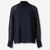 Peserico Mujer Barcelona Blusa Lisa Canalé color Azul Marino sku 701-002287 01 - Foto 1