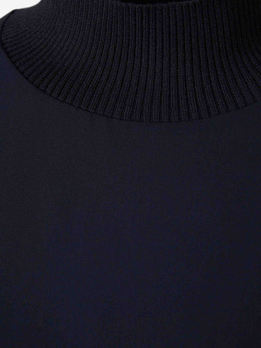 Peserico Mujer Barcelona Blusa Lisa Canalé color Azul Marino sku 701-002287 01 - Foto 3