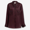 Khaite Mujer Barcelona Camisa Organza Matteo color Burdeos sku 701-002288 01 - Foto 1