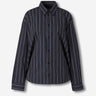 Balenciaga Mujer Barcelona Camisa Motivo Rayas color Azul Noche sku 701-002290 00 - Foto 1
