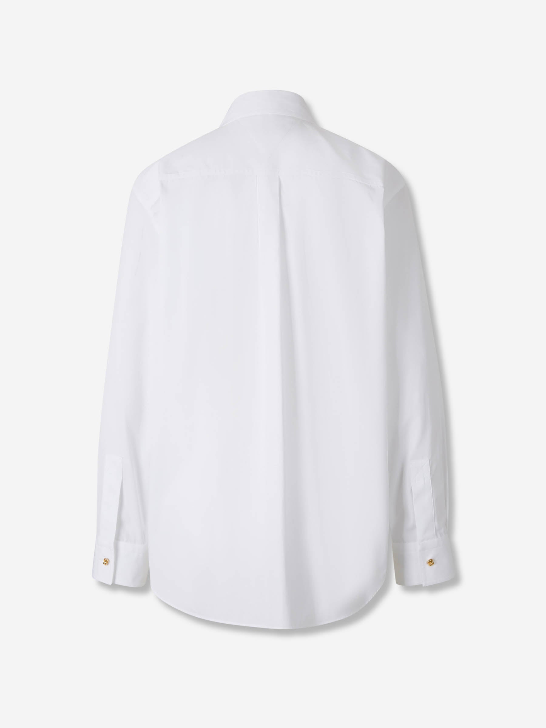 Bottega Veneta Mujer Barcelona Camisa Lisa Algodón color Blanco sku 701-002291 01 - Foto 2
