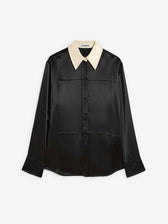 Jil Sander Mujer Barcelona Camisa Satinada Fluida color Blanco Y Negro sku 701-002293 01 - Foto 1