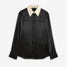 Jil Sander Mujer Barcelona Camisa Satinada Fluida color Blanco Y Negro sku 701-002293 01 - Foto 1