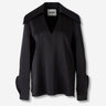 Jil Sander Mujer Barcelona Blusa Cuello Pronunciado color Negro sku 701-002294 01 - Foto 1