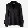 Jil Sander Mujer Barcelona Blusa Cuello Pronunciado color Negro sku 701-002294 01 - Foto 1