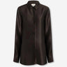 Khaite Mujer Barcelona Camisa Seda Auryn color Marrón Oscuro sku 701-002295 01 - Foto 1