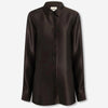 Khaite Mujer Barcelona Camisa Seda Auryn color Marrón Oscuro sku 701-002295 01 - Foto 1