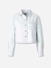 Off-White Mujer Barcelona Camisa Denim Cropped color Azul Denim Claro sku 701-002308 00 - Foto 1