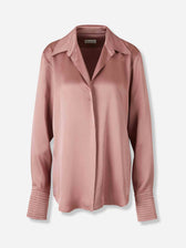 Dries Van Noten Mujer Barcelona Blusa Satinada Celinta color Rosa Envejecido sku 701-002314 01 - Foto 1
