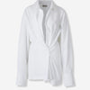 Dries Van Noten Mujer Barcelona Camisa Seda Drapeada color Blanco sku 701-002316 01 - Foto 1