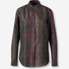 Dries Van Noten Mujer Barcelona Blusa Seda Estampada color Burdeos sku 701-002318 01 - Foto 1
