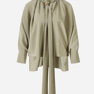 Max Mara Mujer Barcelona Blusa Seda Leonida color Verde sku 701-002319 01 - Foto 1