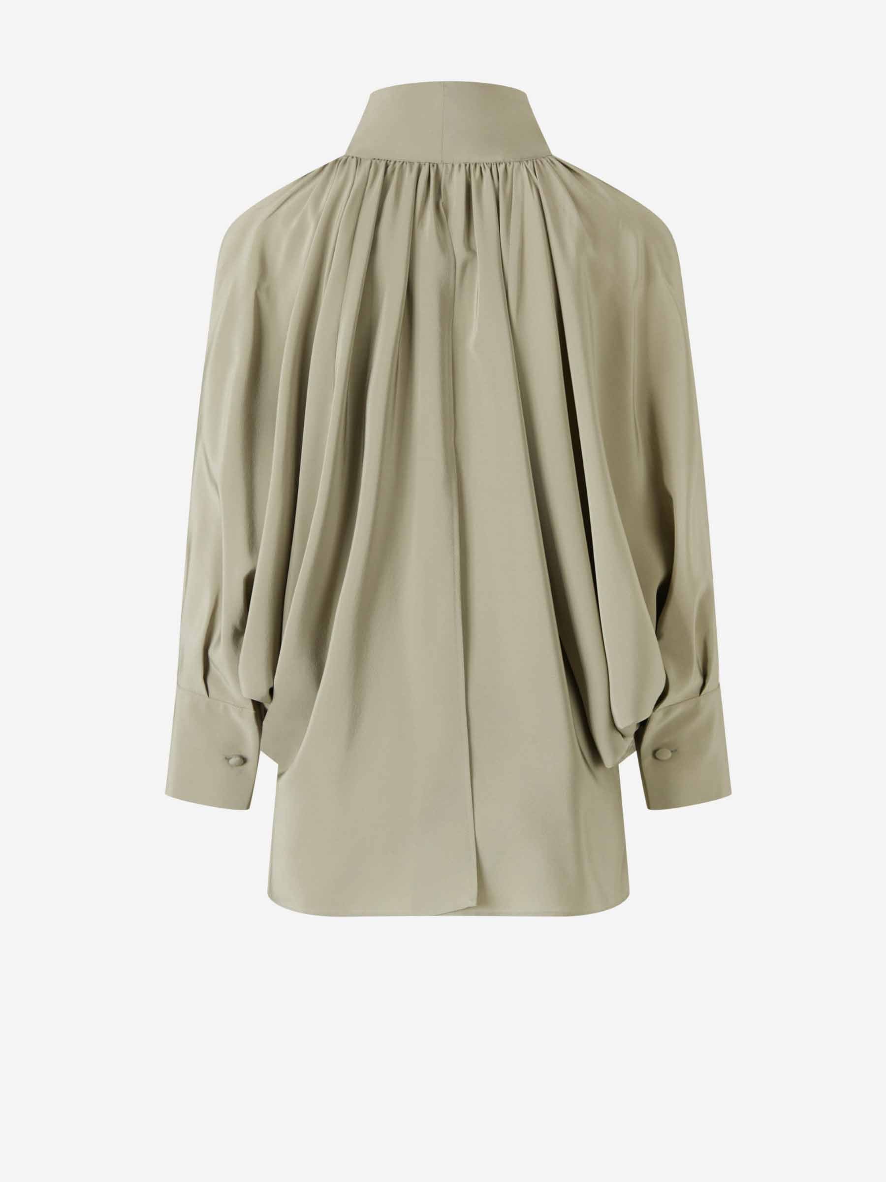 Max Mara Mujer Barcelona Blusa Seda Leonida color Verde sku 701-002319 01 - Foto 2