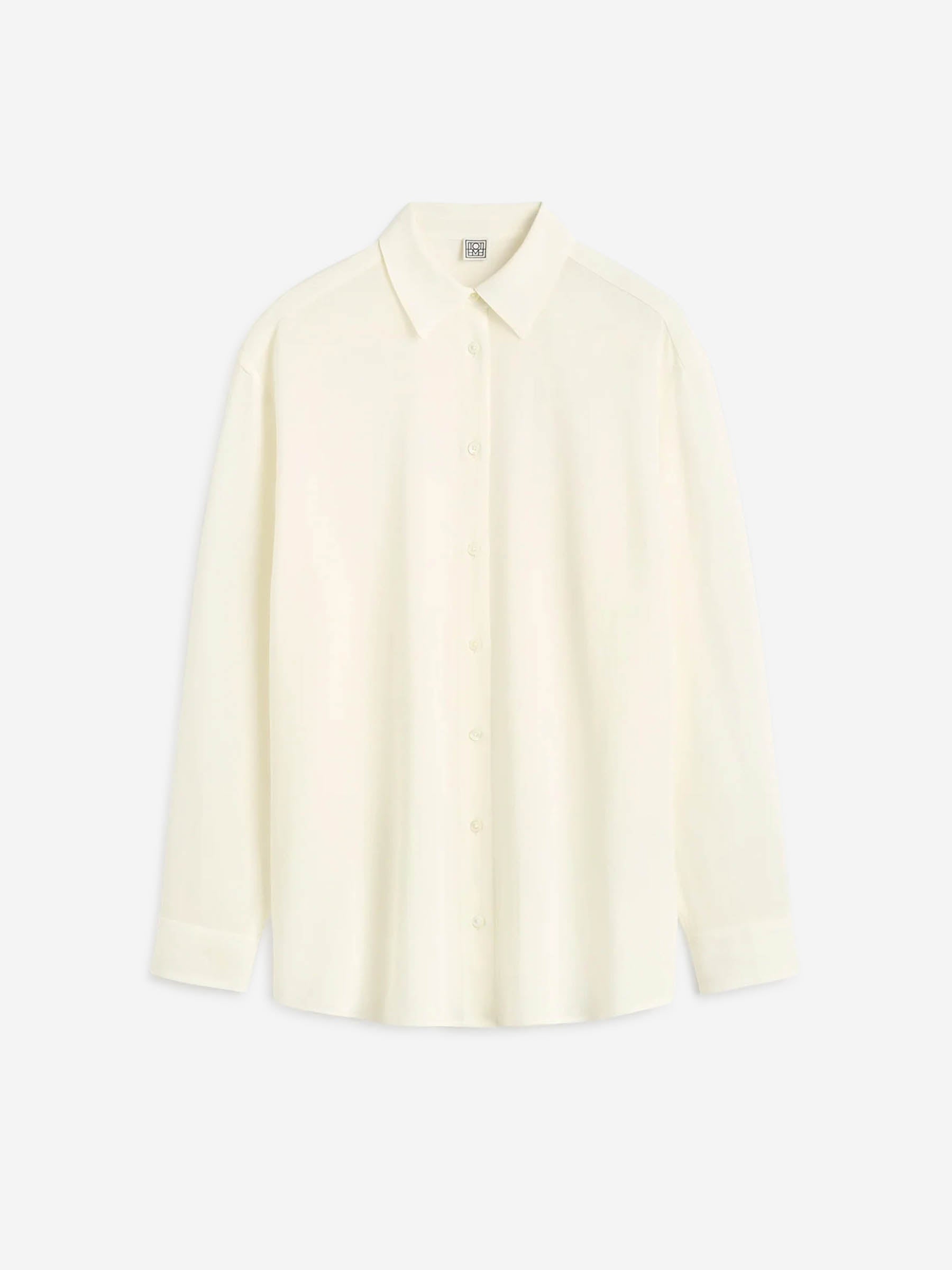 TOTEME Mujer Barcelona Camisa Clásica Crepe color Blanco sku 701-002327 01 - Foto 1