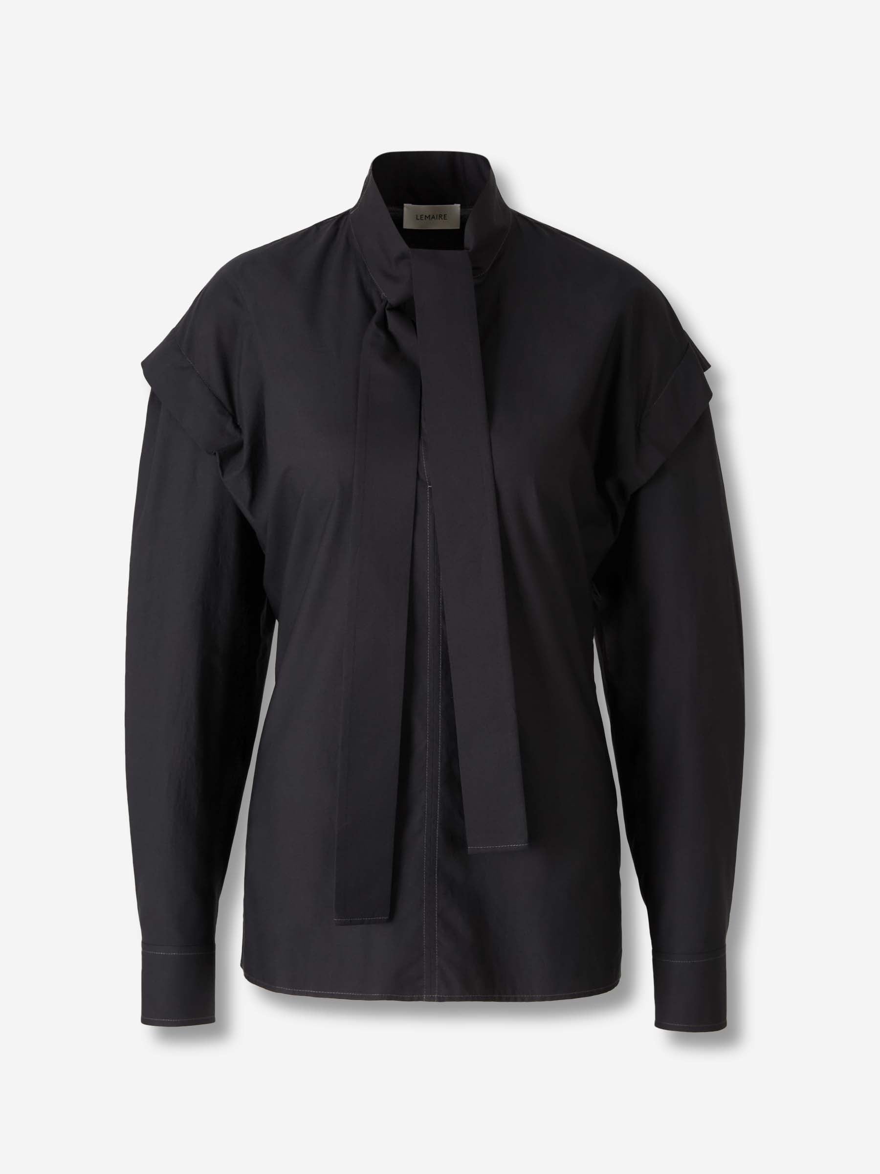Lemaire Mujer Barcelona Blusa Ascot color Negro sku 701-002328 01 - Foto 1