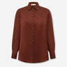 Zimmermann Mujer Barcelona Blusa Seda Lisa color Marrón Oscuro sku 701-002331 01 - Foto 1