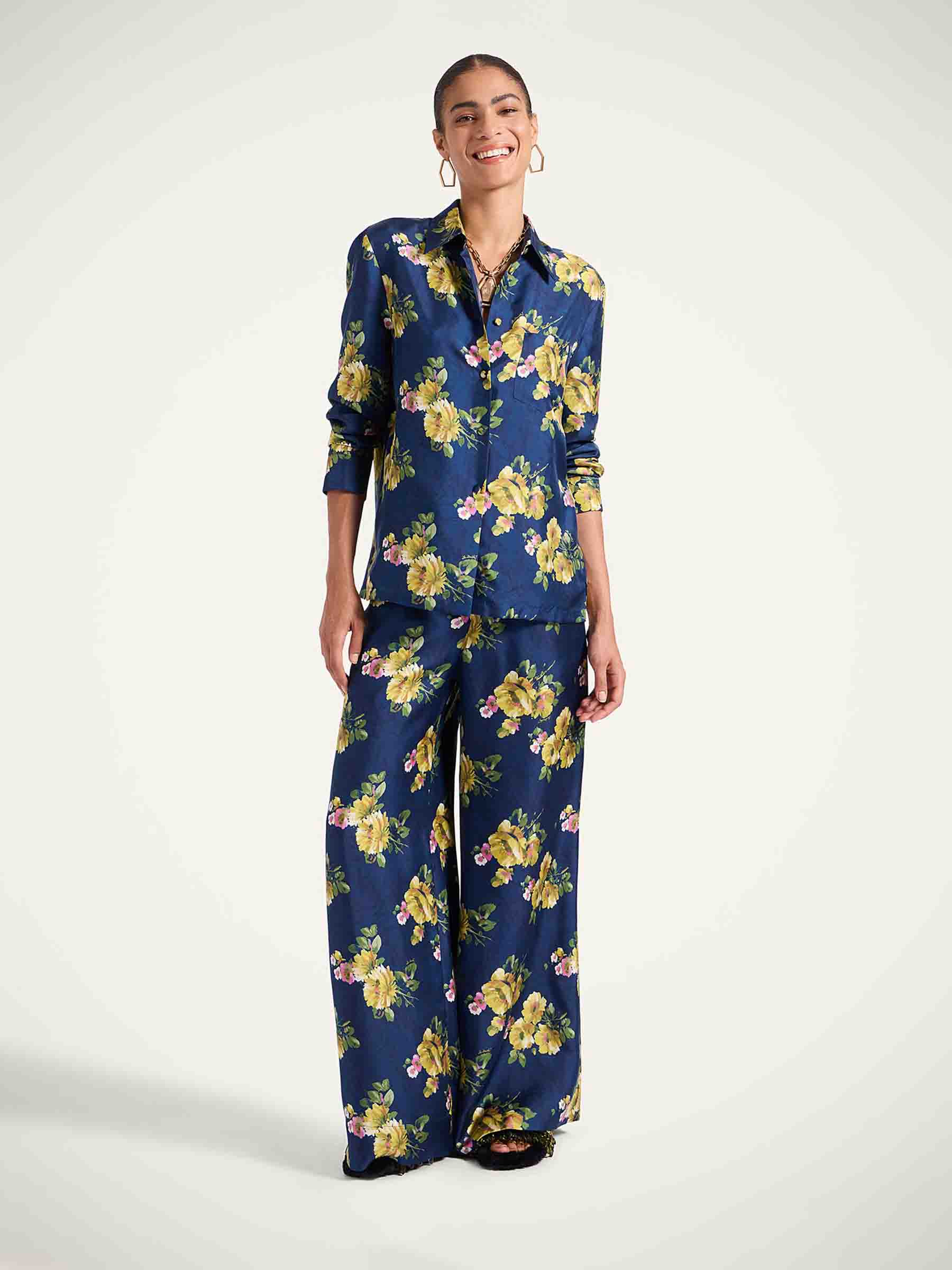 LaDoubleJ Mujer Barcelona Camisa Boy Floral color Floral sku 701-002345 01 - Foto 2