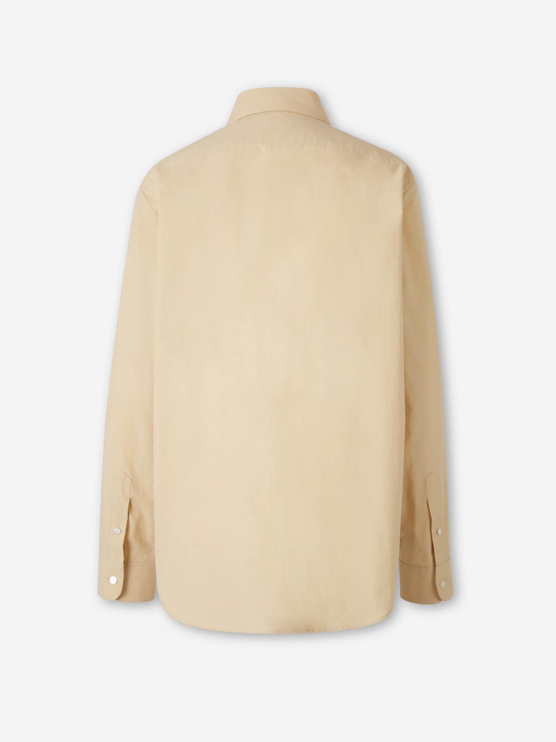 The Row Mujer Barcelona Camisa Margan color Beige sku 701-002356 00 - Foto 2