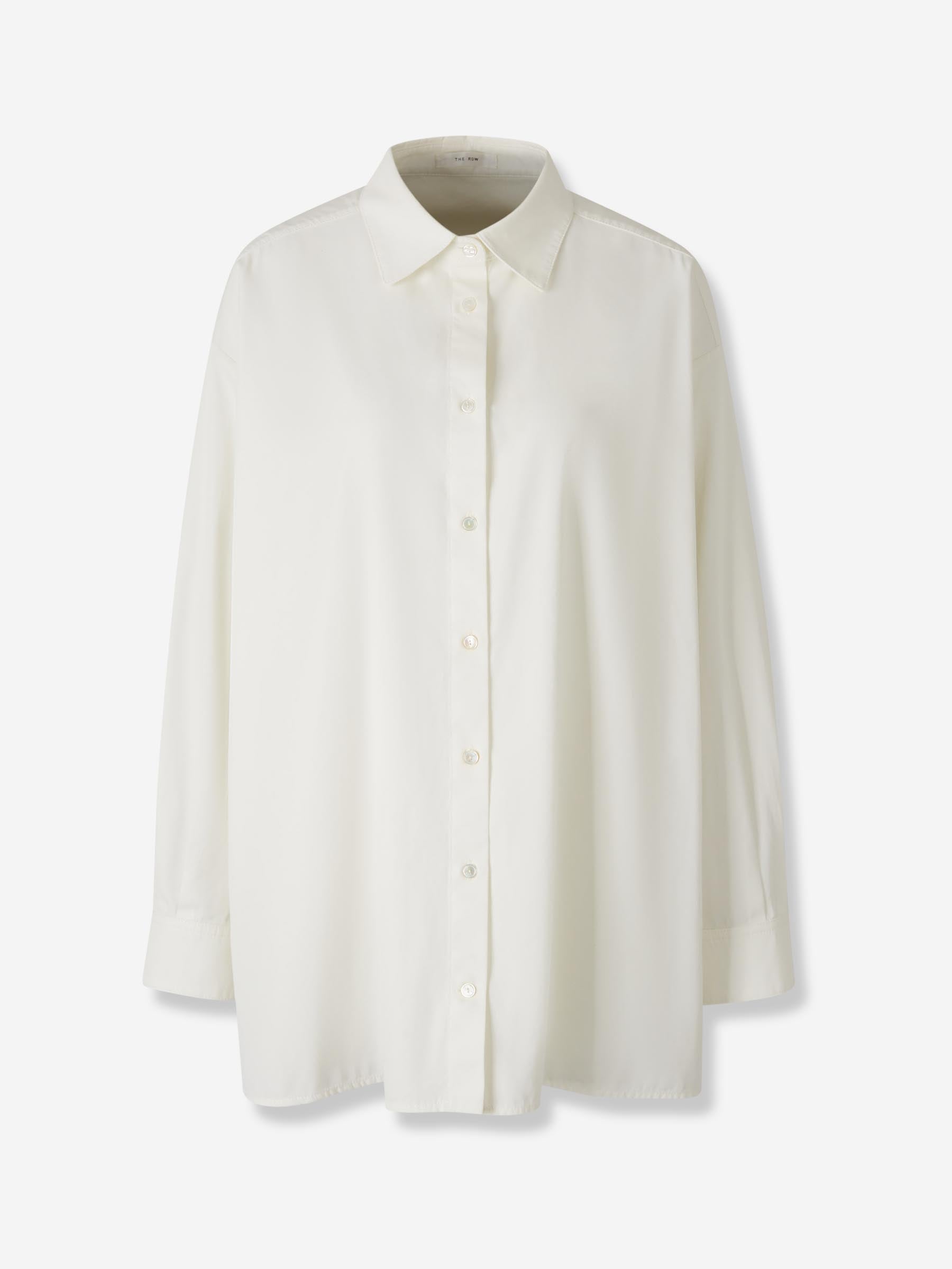 The Row Mujer Barcelona Camisa Lisa Luka color Blanco sku 701-002357 01 - Foto 1