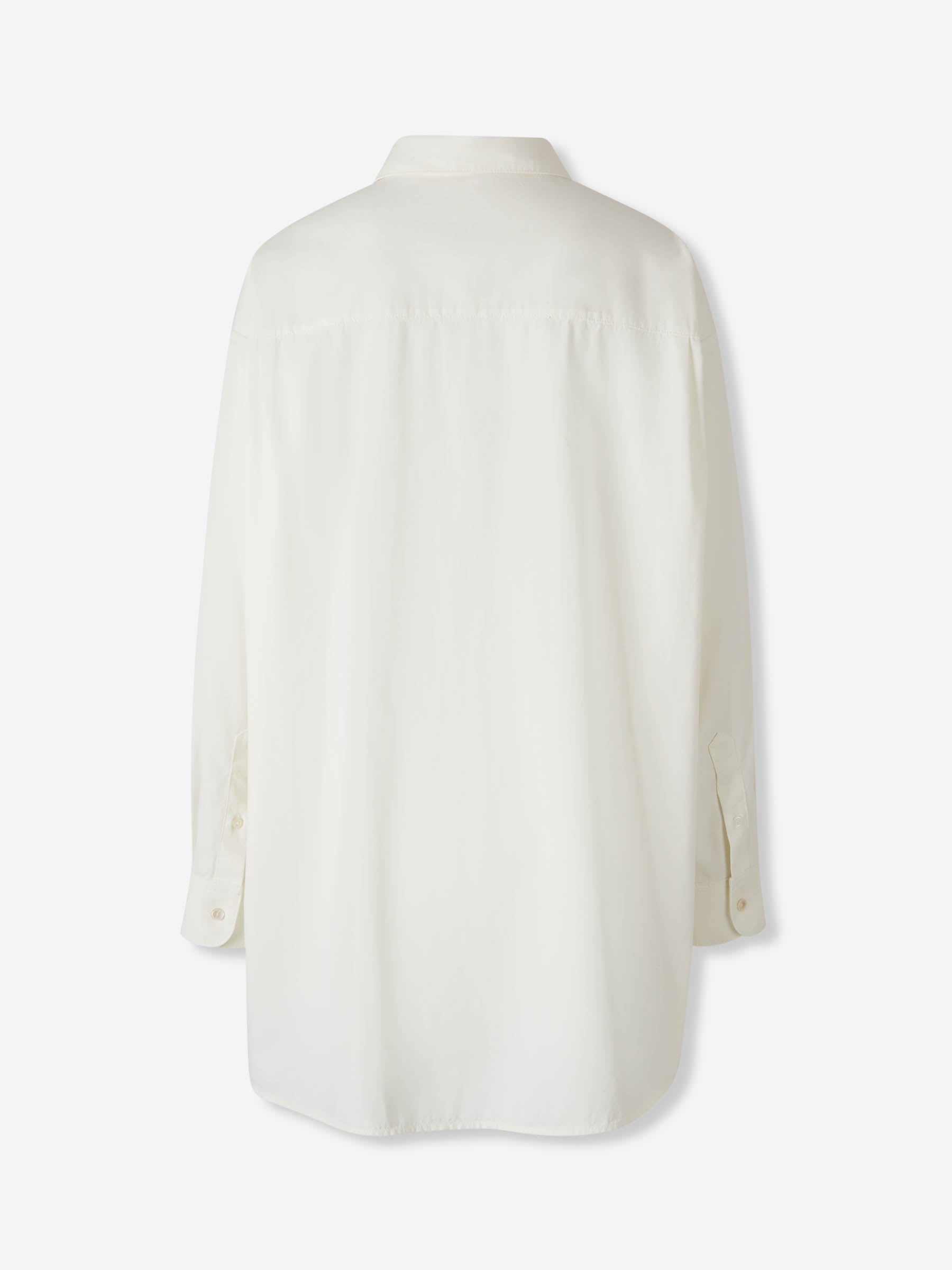 The Row Mujer Barcelona Camisa Lisa Luka color Blanco sku 701-002357 01 - Foto 2