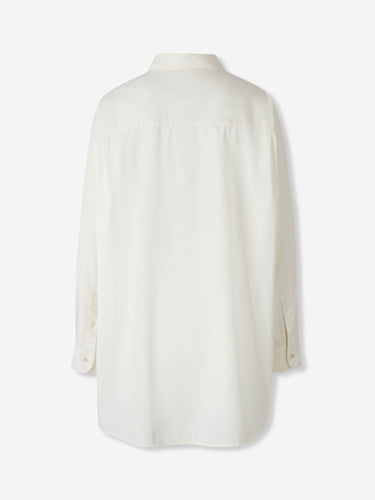 The Row Mujer Barcelona Camisa Lisa Luka color Blanco sku 701-002357 01 - Foto 2
