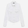 Balenciaga Mujer Barcelona Camisa Corsé color Blanco sku 701-002358 01 - Foto 1