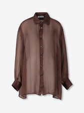 Darkpark Mujer Barcelona Camisa Seda Keanu color Marrón Oscuro sku 701-002359 01 - Foto 1