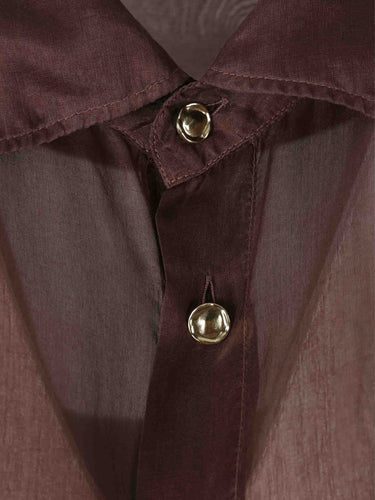 Darkpark Mujer Barcelona Camisa Seda Keanu color Marrón Oscuro sku 701-002359 01 - Foto 3