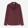 Max Mara Mujer Barcelona Blusa Seda color Burdeos sku 701-002360 01 - Foto 1