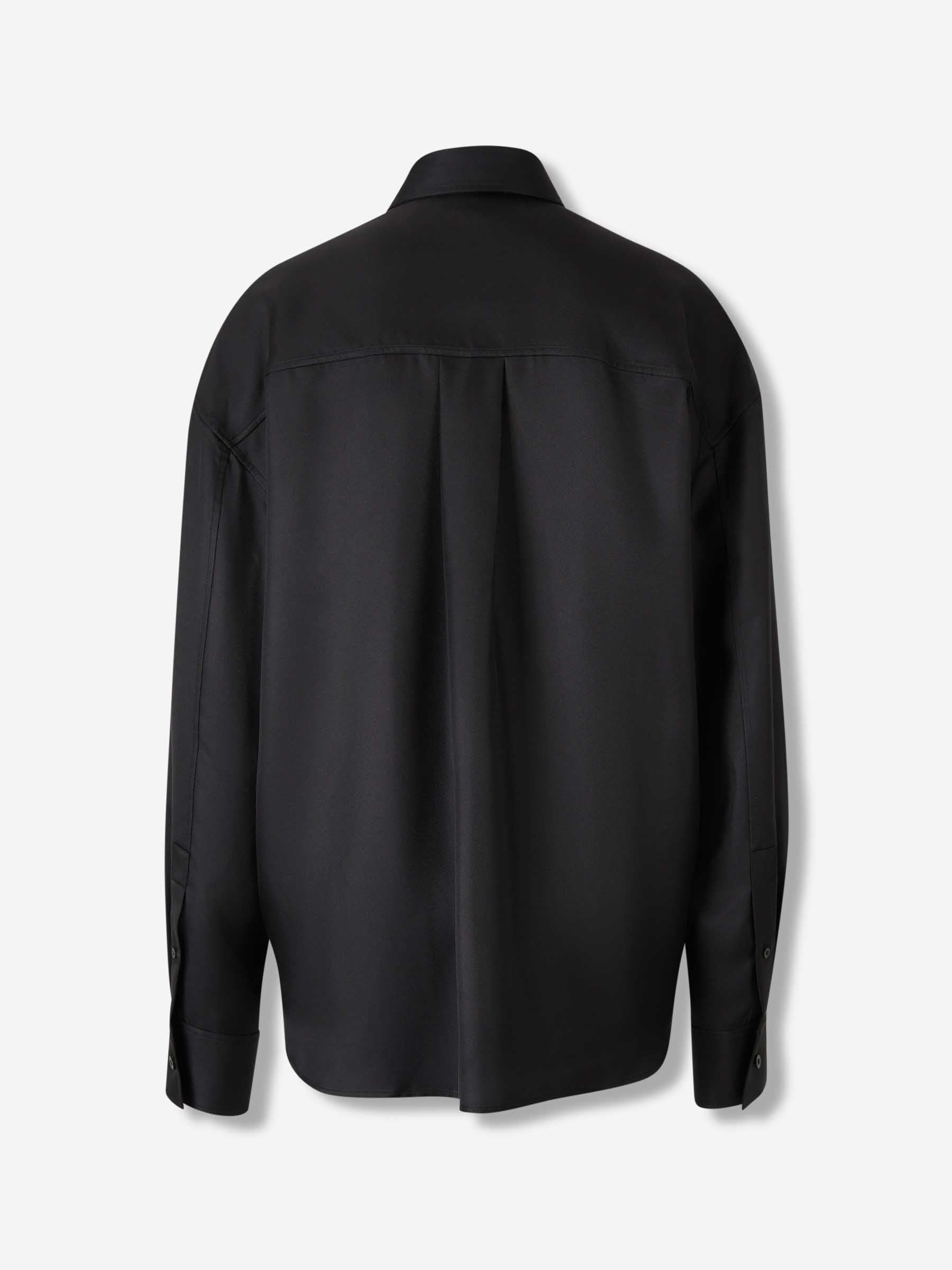 Alexander Wang Mujer Barcelona Camisa Lisa Seda color Negro sku 701-002363 01 - Foto 2